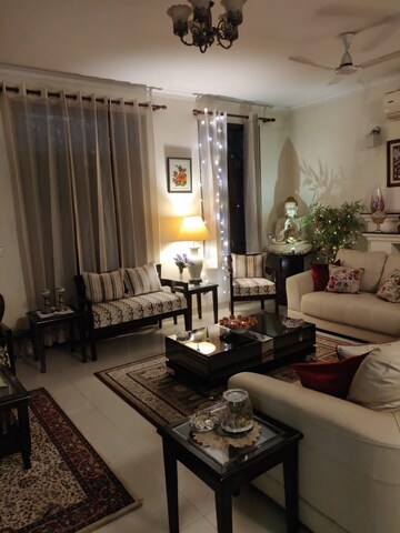 Living Room in 2 BHK Builder Floor at Palam Vihar – for Rent