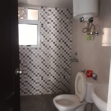 Bathroom in 3 BHK Apartment at Aditya City Apartments, Shahpur Bamheta – for Rent