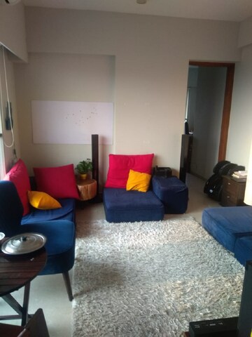 Living Room in 1 BHK Apartment at Bandra West – for Rent