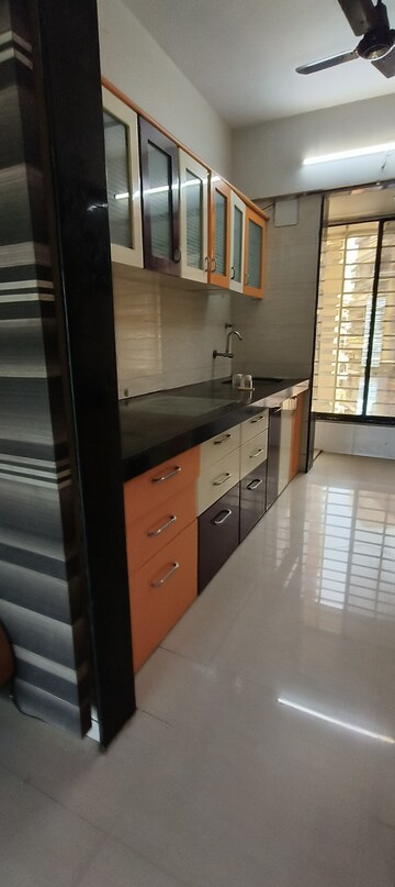 Kitchen in 2.5 BHK Apartment at Kesar Exotica, Kharghar Sector 10 – for Rent