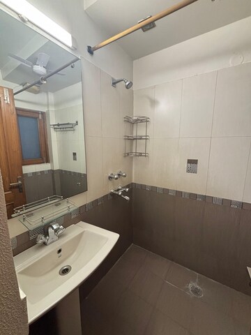 Kitchen in 3 BHK Builder Floor at Greater Kailash I – for Rent