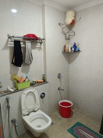 Attached Bathroom in 2 BHK Apartment at Sheth Vasant Oasis, Andheri East – for Rent