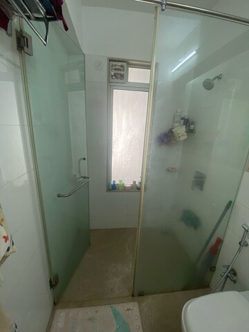 Bathroom in 1 BHK Apartment at Sheth Vasant Oasis, Andheri East – for Rent
