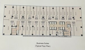 Floor Plan in  Office Space in IT/SEZ at Splendor Onyx Blue, Sector 142 – for Sale