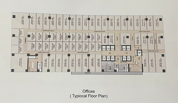 Master Plan, splendor-onyx-blue Commercial Office Space in IT/SEZ 1190 Sq.Ft. In Sector 142 Noida 8653573