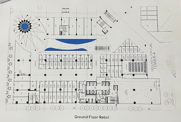 Floor Plan in  Office Space in IT/SEZ at Splendor Onyx Blue, Sector 142 – for Sale