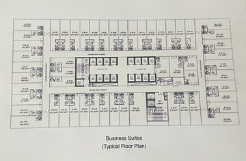 Floor Plan in  Office Space in IT/SEZ at Splendor Onyx Blue, Sector 142 – for Sale