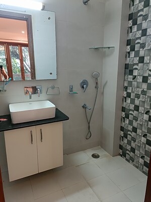 Bathroom in 3 BHK Builder Floor at Chittaranjan Park – for Sale