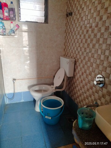 Bathroom in 2 BHK Apartment at Akshar Green World, Dighe – for Rent
