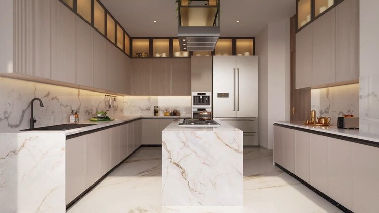 Kitchen, kalpataru-oceana 4 Bedroom 2607 Sq.Ft. Apartment In Prabhadevi Mumbai 8653962