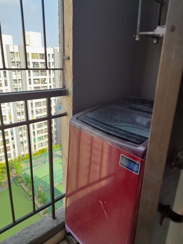 Balcony in 1 BHK Apartment at Rustomjee Avenue L1, Virar West – for Rent
