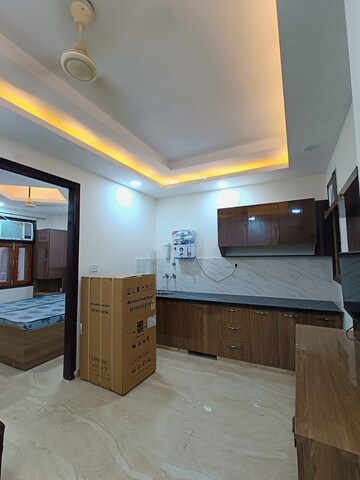 Kitchen in 1 BHK Builder Floor at Ansal Sushant Lok I, Sector 43 – for Rent
