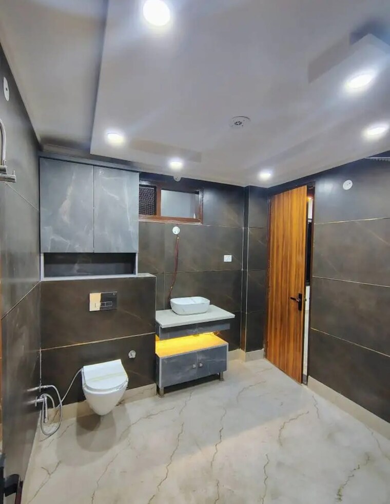 Kitchen, himgiri-enclave 3 Bedroom 900 Sq.Ft. Builder Floor In Burari Delhi 8654115