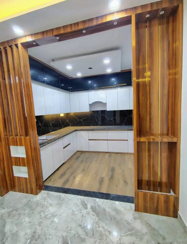 Kitchen, himgiri-enclave 3 Bedroom 900 Sq.Ft. Builder Floor In Burari Delhi 8654115