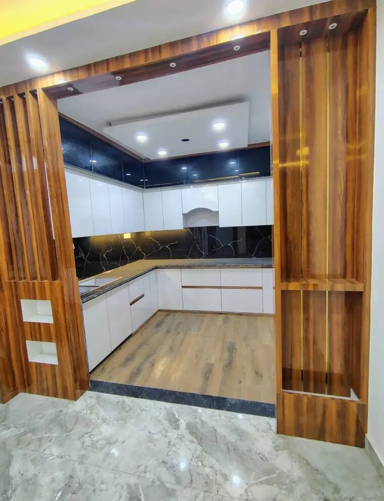 Kitchen, himgiri-enclave 3 Bedroom 900 Sq.Ft. Builder Floor In Burari Delhi 8654115
