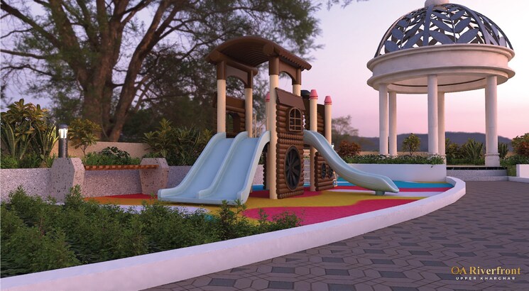 Swimming Pool, rs-qa-riverfront 1 Bedroom 370 Sq.Ft. Apartment In Ghot Navi Mumbai 8654148