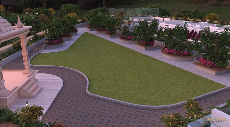 Garden, rs-qa-riverfront 1 Bedroom 370 Sq.Ft. Apartment In Ghot Navi Mumbai 8654148