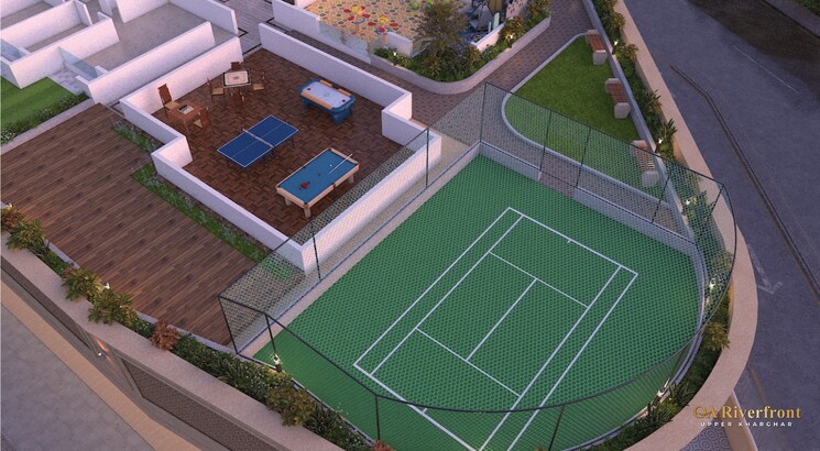 Balcony, rs-qa-riverfront 1 Bedroom 370 Sq.Ft. Apartment In Ghot Navi Mumbai 8654148