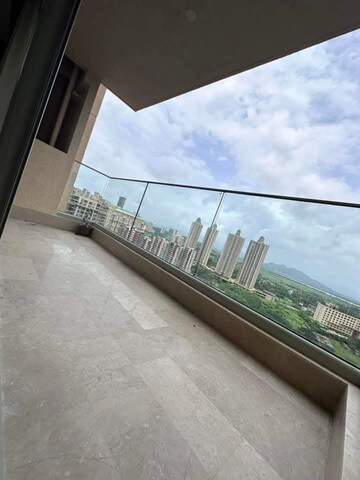 Balcony in 3 BHK Apartment at Hiranandani Estate, Ghodbunder Road – for Rent