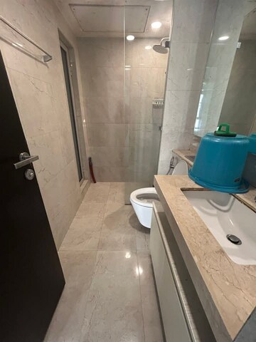 Bathroom in 2 BHK Apartment at Hiranandani Estate, Ghodbunder Road – for Rent