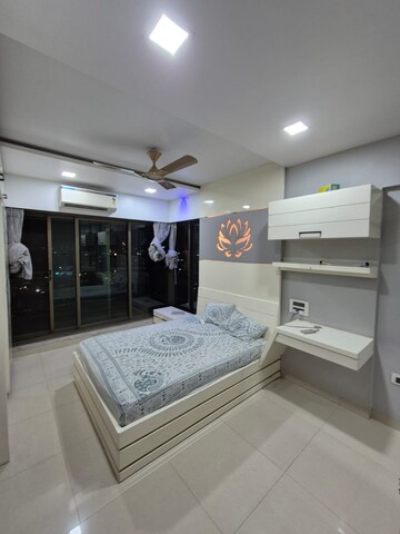 Bedroom in 1 BHK Apartment at Gajra Bhoomi Symphony, Kopar Khairane – for Rent