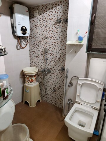 Bathroom in 1 BHK Apartment at Triveni Vasant Vihar CHS, Vasant Vihar – for Rent