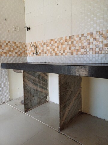 Kitchen in 1 BHK Apartment at Krishna Enclave, Ghansoli – for Rent