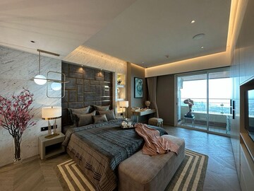 Living Room in 4 BHK Apartment at Lokhandwala Minerva Mahalaxmi, Mahalaxmi – for Sale