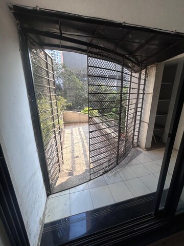 Balcony in 3 BHK Apartment at Lakshachandi Heights, Goregaon East – for Rent