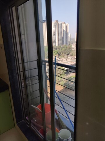 Balcony in 2.5 BHK Apartment at Runwal Eirene, Balkum Pada – for Rent