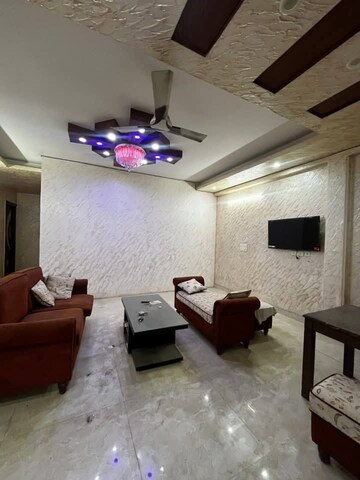 Living Room in 1 BHK Apartment at Pyramid Signature Heights, Sector 8 Ghansoli – for Rent