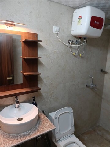 Bathroom in 3 BHK Apartment at Siddhi The Aristo, Shiprapath – for Rent