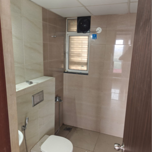 Bathroom in 2 BHK Apartment at Mahindra Lifespaces Centralis 4, Pimpri Chinchwad Pcmc – for Rent