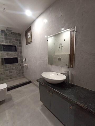 Bathroom in 3 BHK Apartment at Triveni Apartments CGHS, Paschim Vihar – for Rent