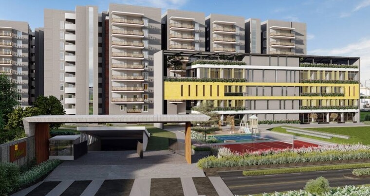 Exterior View, hallmark-sunnyside 3 Bedroom 2228 Sq.Ft. Apartment In Manchirevula Hyderabad 8654845