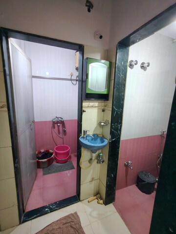 Bathroom in 2 BHK Apartment at Neelgiri Apartment Belapur, Cbd Belapur – for Sale