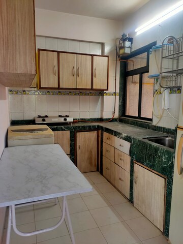 Kitchen in 2 BHK Apartment at EV Crystal, Kopar Khairane – for Rent