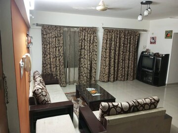 Living Room in 2.5 BHK Apartment at BU Bhandari Acolade, Kharadi – for Rent