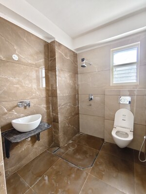 Attached Bathroom in 3 BHK Apartment at Salugara – for Sale
