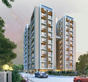 4 BHK Apartment – Exterior View View at Salugara - for Sale