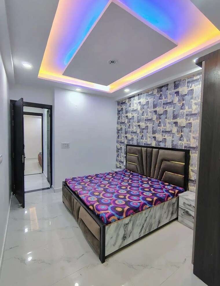 Bedroom, harit-vihar-rwa 3 Bedroom 1000 Sq.Ft. Builder Floor In Burari Delhi 8655592