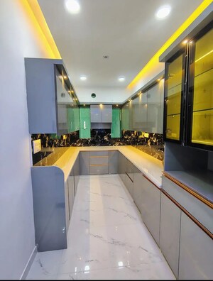 Kitchen in 3 BHK Builder Floor at Harit Vihar RWA, Burari – for Sale