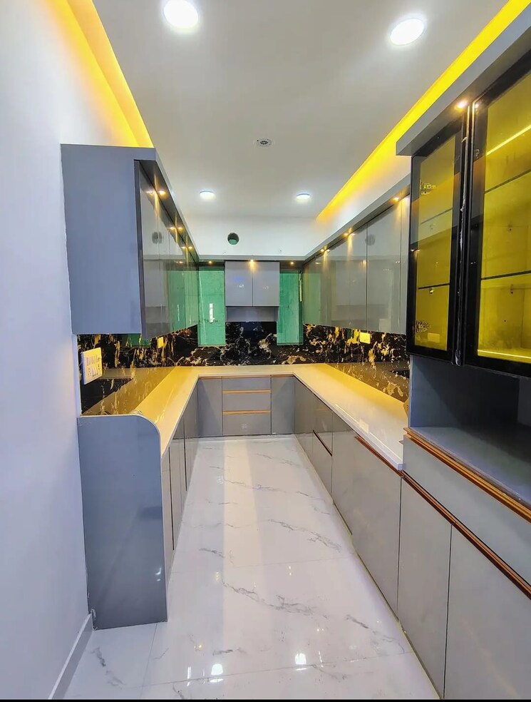 Kitchen, harit-vihar-rwa 3 Bedroom 1000 Sq.Ft. Builder Floor In Burari Delhi 8655592