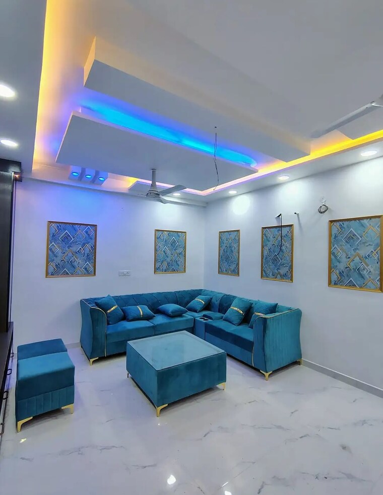 Living Room, harit-vihar-rwa 3 Bedroom 1000 Sq.Ft. Builder Floor In Burari Delhi 8655592