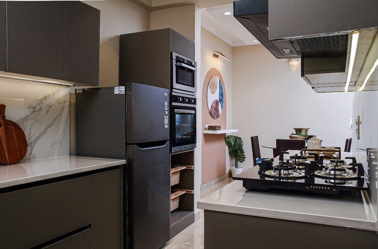 Kitchen, ambala highway 3 Bedroom 1737 Sq.Ft. Apartment In Ambala Highway Zirakpur 8655711