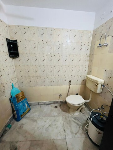 Bathroom in 3 BHK Builder Floor at Freedom Fighters Enclave – for Rent