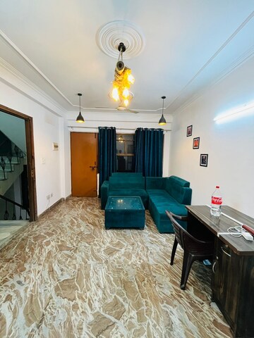 Bedroom in 3 BHK Builder Floor at Freedom Fighters Enclave – for Rent