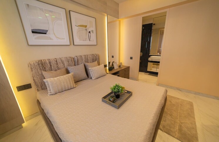 Bedroom, dreams-tower 2 Bedroom 750 Sq.Ft. Apartment In Kharghar Navi Mumbai 8655734