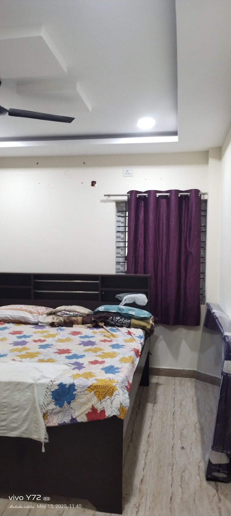 Bedroom, pavani-laxmi-nivas 3 Bedroom 1600 Sq.Ft. Apartment In Madhapur Hyderabad 8655837