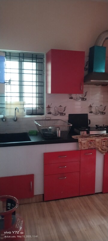 Kitchen in 3 BHK Apartment at Pavani Laxmi Nivas, Madhapur – for Rent